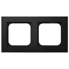 рамка 2-а горизонтальна Чорний Ospel Sonata