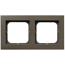 рамка 2-а горизонтальна Шоколад Ospel Sonata