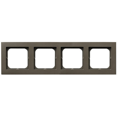 рамка 4-а горизонтальна Шоколад Ospel Sonata