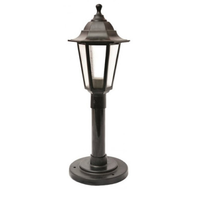 Світильник парк. КАНТРІ НТ 06  чорний, стовб 1м.