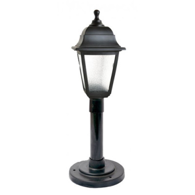 Світильник парк. КАНТРІ НТ 04  чорний, стовб 1м.