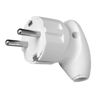 Вилка кутова із заземленням Neomax