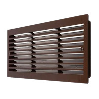 Вентиляційні решітки дверні 115*295 КОРИЧНЕВІ