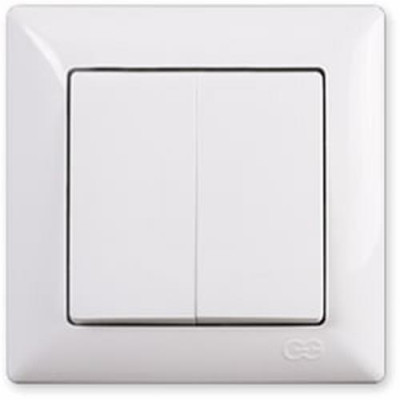 Вимикач 2кл. Visage Білий