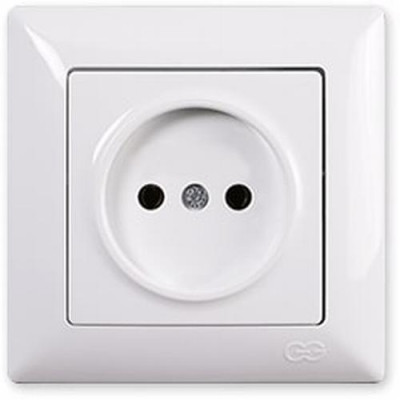 Розетка одинарна VISAGE Біла