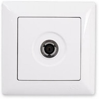 Розетка телевізійна VISAGE Біла