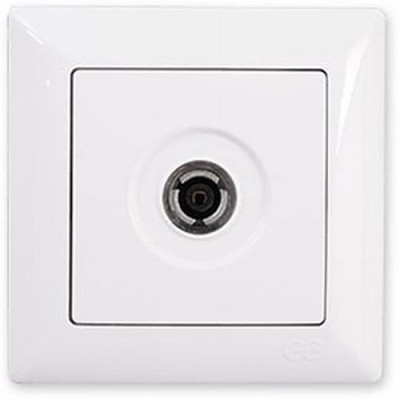 Розетка телевізійна VISAGE Біла