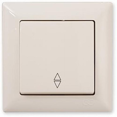 Вимикач 1кл. прохідний Visage Крем