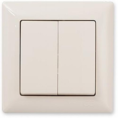 Вимикач 2кл. Visage Крем