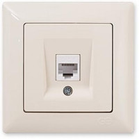 Розетка комп'ютерна VISAGE Крем