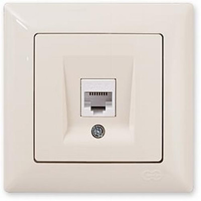 Розетка комп'ютерна VISAGE Крем