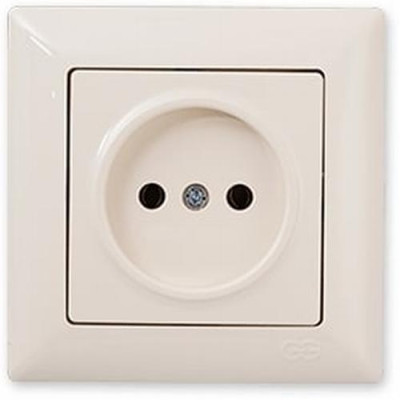 Розетка одинарна VISAGE Крем