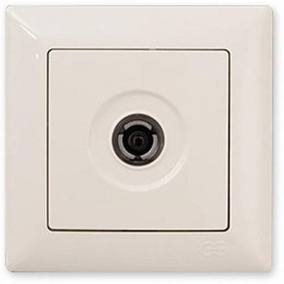 Розетка телевізійна VISAGE Крем