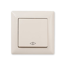 Вимикач 1кл. реверсивний Visage Крем