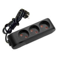 Подовжувач ЧОРНИЙ 3/3м. Multi-Let