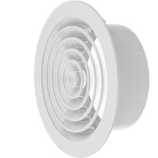 Вентиляційна решітка з фланцем та пружинним кріпленням кругла д.150хд.120мм