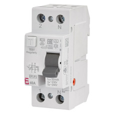 Реле диференційне (ПЗВ) EFI6-2 63/0,03 тип AC (6kA), ЕТІ