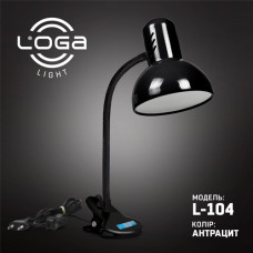 Лампа настільна з прищепкою "Антрацит" Лампа настільна з прищепкою "Антрацит"