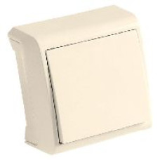 Вимикач одинарний зовнішній Viko Vera КРЕМ