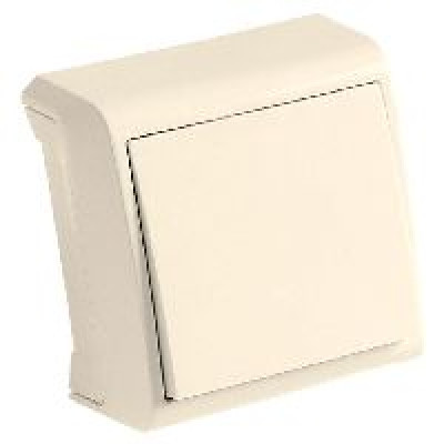 Вимикач одинарний зовнішній Viko Vera КРЕМ