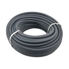 Труба гофрована з протяжкою 500Н "Марс" d-32мм. темно-сіра, (бухта 25м.)