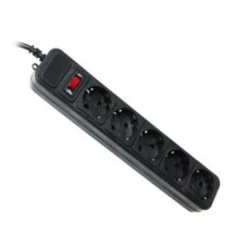 Мережевий фільтр-подовжувач  "Svittex" 5гн./10м. Чорний