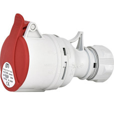 Розетка силова переносна ES-1653  IP44 (16А, 400V, 3P+N+PE)