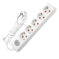 Подовжувач 5/2м. з/заз. + вим. Multi-Let