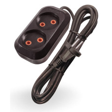 Колодка двомісна Чорна 50шт Колодка двомісна Чорна 50шт