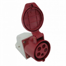 Розетка силова стаціонарна 125 (3P+PE+N) 32A 380В IP44 TAKEL