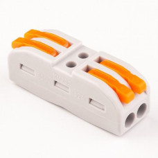 Клема з'єднувальна СМК-422 двостороння сіра