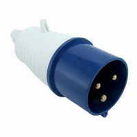 Вилка силова 023 (2P+PE) 32A 220В IP44 TAKEL