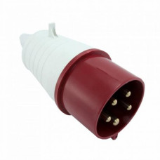 Вилка силова 025 (3P+PE+N) 32A 380В IP44 TAKEL