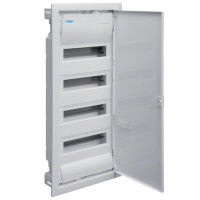 Щит внутр. розподільчий 48(56)мод. металеві дверці, без клем Hager VOLTA