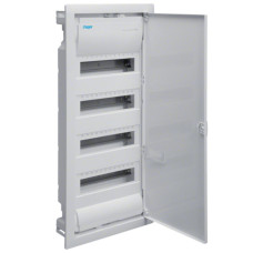 Щит внутр. розподільчий 48(56)мод. металеві дверці, без клем Hager VOLTA