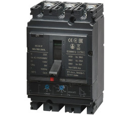 Автоматичний вимикач NBS-ТMD 250/3L 250A (36kA, (0.8-1)In/(5-10)In) 3P