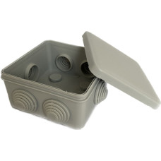 Коробка розподільча зовнішня квадратна 100х100х50мм. IP55