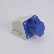 Розетка силова стаціонарна 113 (2P+PE) 16A 220В IP44 TAKEL