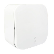 Вимикач  1-кл. накладний прохідний AWM DARA білий  ІР20