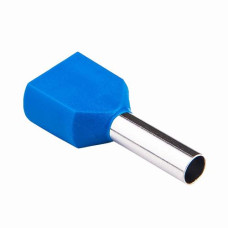 Накінечник TAKEL ізольований втулковий для 2-х пров.  ТЕ 2,5/10мм (100шт./уп.)