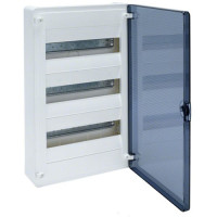 Щит внутр. розподільчий 36мод. (3х12) прозорі дверці, Hager GOLF