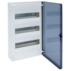 Щит внутр. розподільчий 36мод. (3х12) прозорі дверці, Hager GOLF