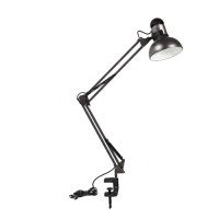 Лампа настільна із струбциною "Старе срібло"