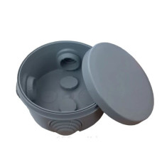 Коробка розподільча зовнішня кругла 80х45мм. IP55