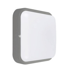 Світильник "Квадро-18" квадрат сірий 230V 18W 5000K ІР54 Світильник "Квадро-18" квадрат сірий 230V 18W 5000K ІР54