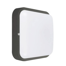 Світильник "Квадро-18 Д" квадрат чорний з датч. руху  230V 18W 5000K ІР54