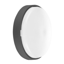 Світильник "Дельта-18 Д" круг чорний з датч.руху  230V 18W 5000K ІР54