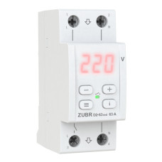 Реле напруги  ZUBR D2-63 red 2мод.