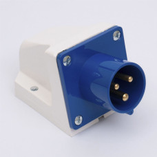 Вилка силова стаціонарна 513 (2P+PE) 16A 220В IP44 TAKEL