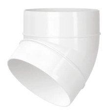 Коліно для вент.каналу  45гр.  d-100мм.